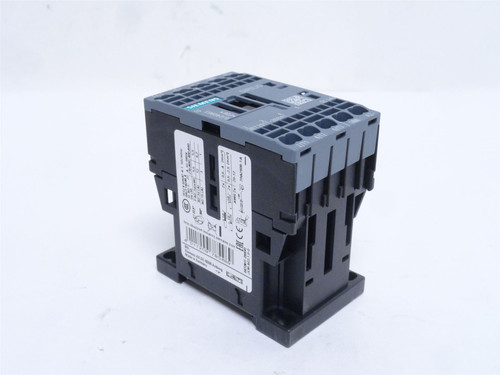 Siemens 3RT2017-2BB41; Contactor; 12A; 3P; 600V; Coil: 24VDC