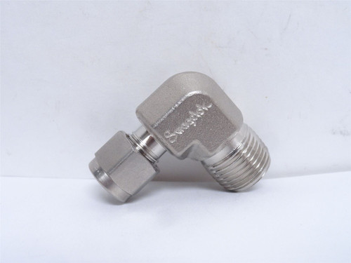 Swagelok SS-400-2-6; Tube Elbow; 90Deg; SS-316 1/4" To 3/8NPT