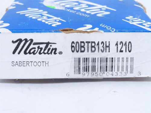 Martin 60BTB13H-1210; Bushed Hardened Sprocket #60; 13 Teeth