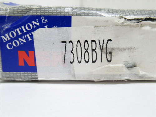NSK 7308BYG; Angular Contact Bearing 40mmID x 90mmOD x 23mmW