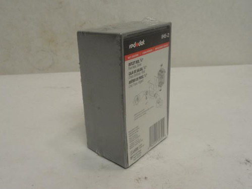 Red-Dot IH5-2; Wet Location Outlet Box; Single Gang;  Silver