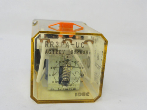 Idec RR3PA-UCAC120; Relay; 10A; Coil: 120VAC; 3PDT