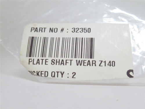 Marel 32350; Lot-2; Shaft Wear Plates Z140; SS
