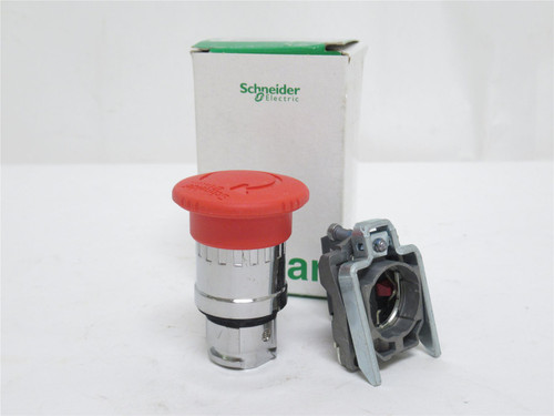 Schneider XB4BS8442; Emergency Stop Push Button; 22mm