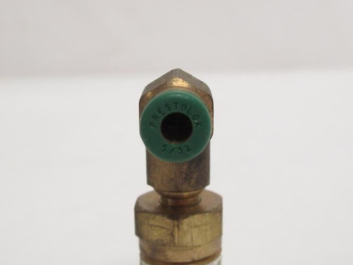 Parker 169PL-5/32-4; Lot-5 Brass Elbows 90Deg 5/32"PTC x 1/4NPT