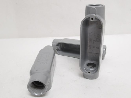 Appleton C75A; Lot-3 Aluminum Conduit Body; Type: C; 1/2NPT