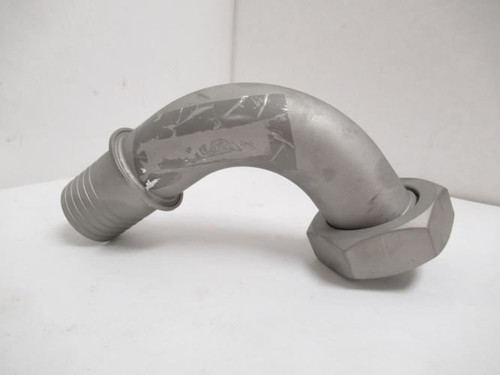 Weiler 1181738; Stainless Steel Pipe 90Deg; 2" Thread x 2" Barb