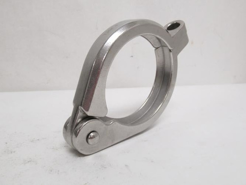 MFG- DX13ILB400; Single Bolt Clamp; SS-304 Missing Bolt; 4"