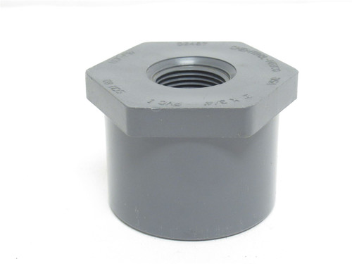 Nibco 839-248; Reducing Bushing 2NPT x 3/4NPT; Schedule 80 PVC