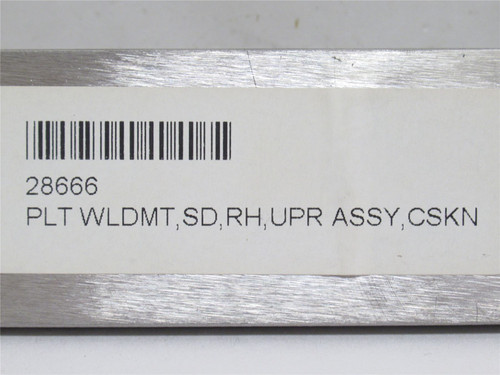 Prime Equipment 29666; Upper RH WPLDMNT Plate Assy; SS