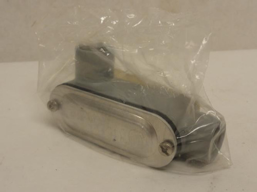 Bizline BZLOLL1CG; Conduit Body; Type LL; 1/2NPT; W/Cover