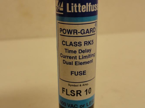 Littelfuse FLSR10; Time Delay Dual Element Fuse; 10A; 600VAC