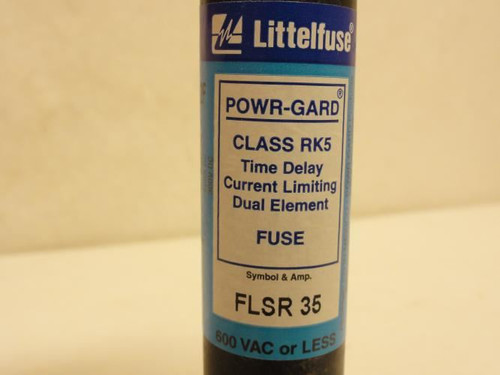 Littelfuse FLSR35; Time Delay Dual Element Fuse; 35A; 600VAC