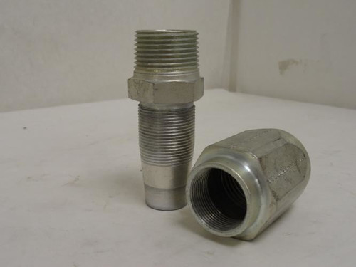 Parker 20120-16-16; Field Attachable Hydraulic Fitting; 1 MNPT