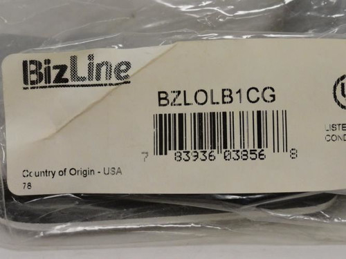 Bizline BZLOLB1CG; Conduit Body; Type: LB; Size: 1/2"; Aluminum