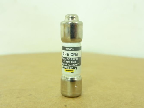 Bussmann FNQ-R-10; Time Delay Fuse; 10A; 600VAC; Class CC