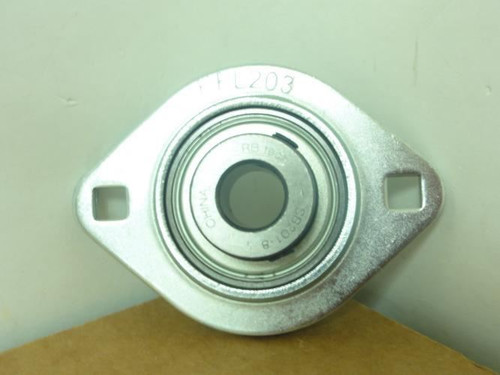 MFG- 821470; Stamped Bearing; 2-Bolt Flange; 1/2"ID