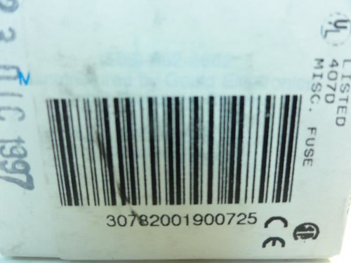 Gould ATM3; Lot-6 Fuse; 3A; 600V 13/32"OD x 1-1/2"L