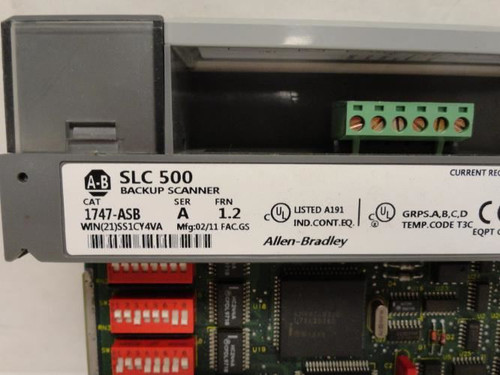 Allen-Bradley 1747-ASB; Remote I/O Adaptor Module SER: A