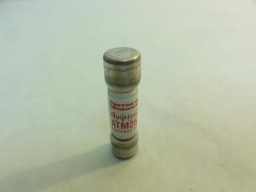 Ferraz ATM25; Lot-3 Fuse; 25A; 600V 13/32"OD x 1-1/2"L