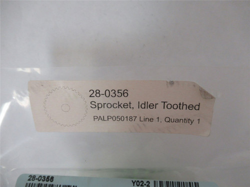 MFG 28-0356; Idler Sprocket Toothed