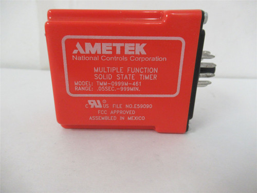 Ametek TMM-0999M-461; Relay Time Delay 120 VAC 10 AMP 11 Pin