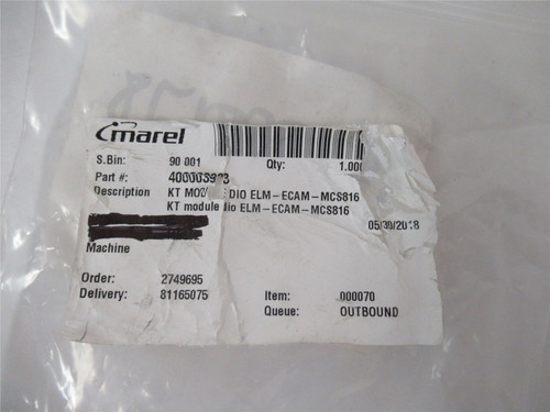 Marel MCS816; Module