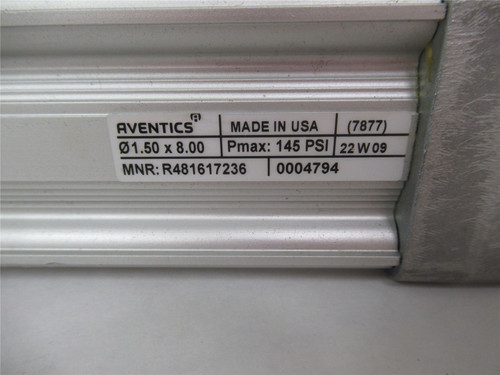 Aventics R481617236; Pneumatic Cylinder 1.5" Bore 8" Stroke