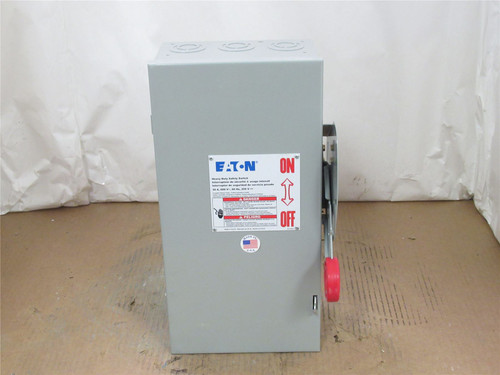 Eaton DH361UGK; Safety Switch; 30A; 3P; 600VAC; 250VDC; 3PST