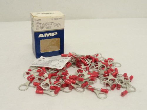 Amp 8-320573-1; Box-100 Ring Terminal Connectors; 3/8" Stud