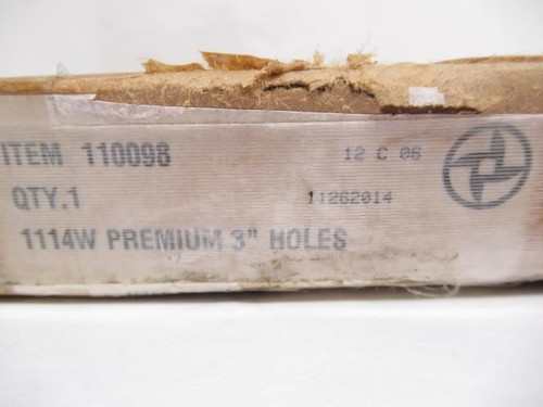 Speco 110098; Grinder Plate; 5-Hole; 11"OD; 3" Hole ID