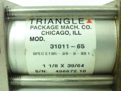 Triangle 31011-65; Air Cylinder 1-1/8" Bore x 5/8" Stroke