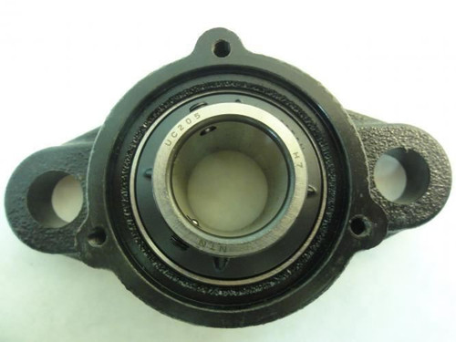 NTN UCFL205; Flange Bearing; 2-Bolt; 25mm ID; w/Cover