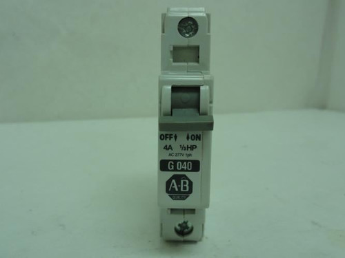 Allen-Bradley 1492-CB1G040; Manual Motor Controller 4A; 1/3Hp 1P