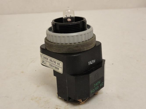 Allen-Bradley 800H-PR26; Pilot Light; 240VAC; Size: 30.5mm
