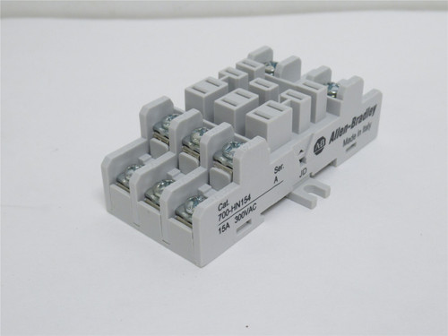 Allen-Bradley 700-HN154; Relay Socket; 11-Blade; 15A 300VAC