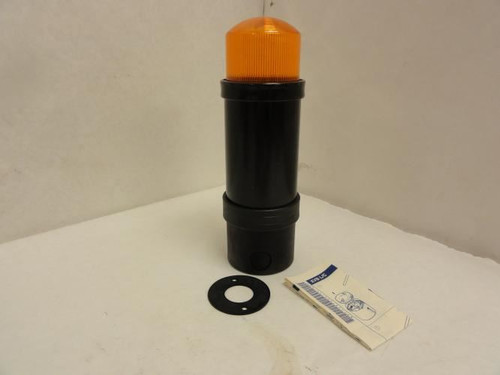 Telemecanique XVBL8G5; Tower Light; Amber; 120V