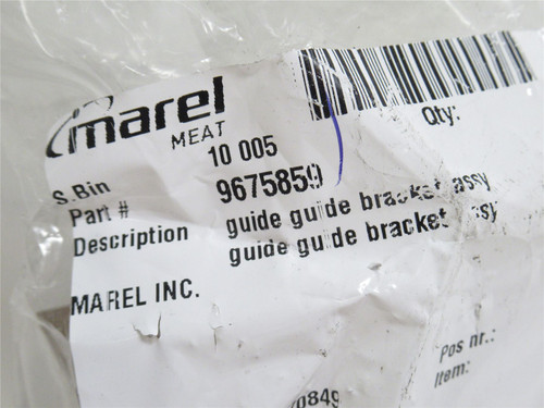Marel 9675859; Guide Bracket Assembly
