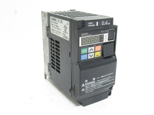 Omron 3G3MX2-AB004-V1; AC Drive 1/2Hp; 240VAC; IN-1ph; OUT-3ph