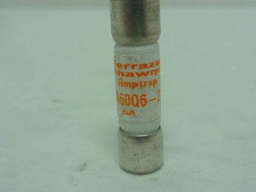 Ferraz A60Q6-2; Semiconductor Fuse; 6A; 600VAC/DC