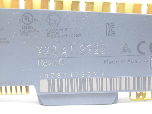 B&R X20AT2222; Analog Temperature Input Slice Module