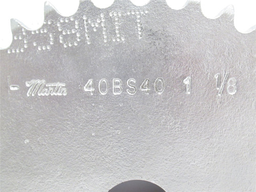 Martin 40BS40 1-1/8; Chain Sprocket; #40; 40 Teeth; 1-1/8"ID