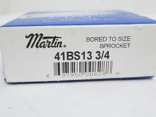 Martin 41BS13-3/4; Sprocket #41; 13 Tooth; 3/4"ID