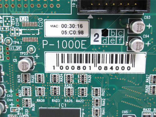 Ishida 1010XP-1000; Electric Unit PC Main Board P-1000E