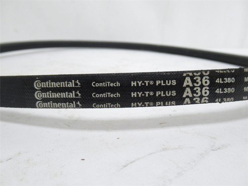 Continental A36; V-Belt; 36" Long x 1/2" Wide x 5/16" Thick