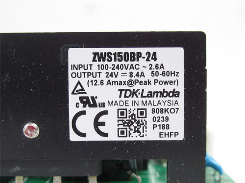 TDK-Lambda ZWS150BP-24; Power Supply; 24 V; 85V AC to 265V AC