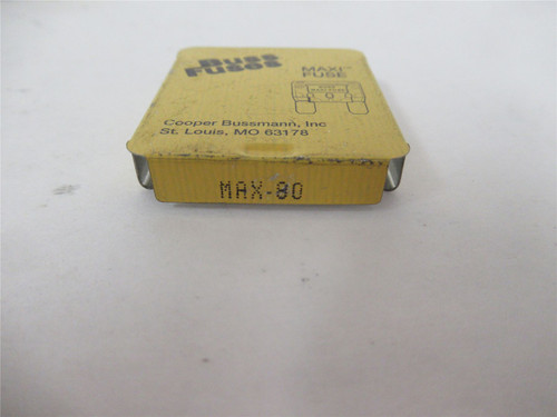 Bussmann Max 80; Lot-5 Automotive Blade Fuses 80A 32VDC