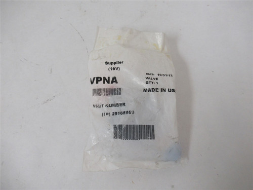 VPNA 25165369; Pressure Valve