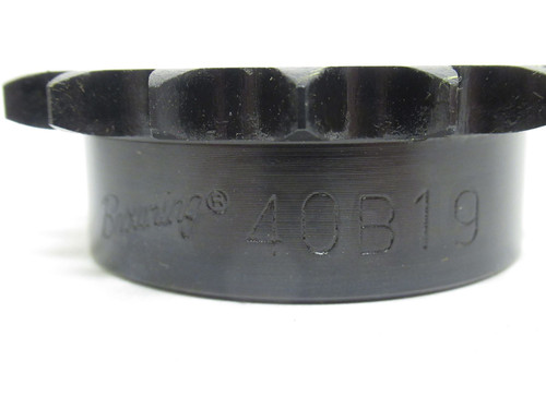 Browning 40B19 x 5/8; Sprocket #40; 19 Teeth No KeyWay 5/8"ID