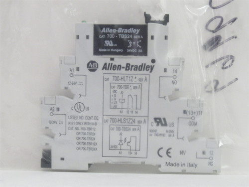 Allen-Bradley 700-HLS1Z24; Relay Terminal Block; 24VDC; 6A